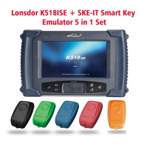 lonsdor k518ise key programmer plus ske-it smart key emulator 5 in 1 set full package