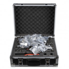 lishi 2 in 1 auto pick and decoder locksmith kit including 77pcs