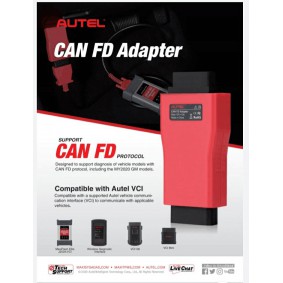 can fd adapter for autel maxisys series supports gm