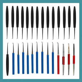 lishi series lock pick set 28 in 1 for different car