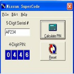 nissan supercode software send by email