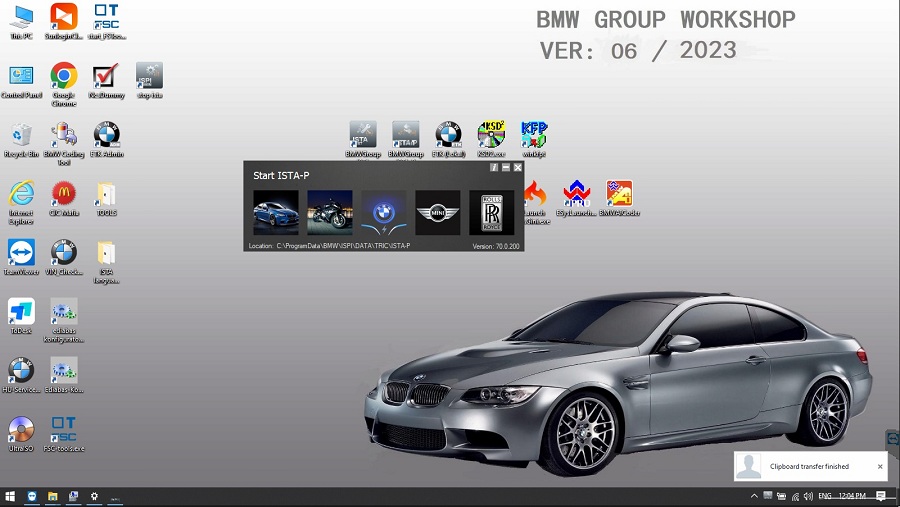 2023.09V BMW ICOM NEXT A+B+C Diagnostic Tool Plus Lenovo T440 I5 8G Laptop with 1000G SSD Ready to Use